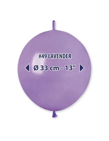 PALLONI LATTICE 13" LINK PAST.LAVANDA 100PZ - L'Officina delle