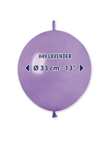 PALLONI LATTICE 13" LINK PAST.LAVANDA 100PZ - L'Officina delle