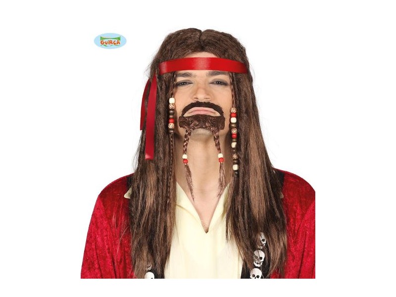 PARRUCCA RASTA CON PIZZETTO PIRATA