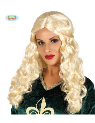 PARRUCCA BIONDA CON TRECCIA - L'Officina delle feste