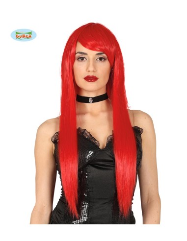 PARRUCCA LUNGA LISCIA ROSSA HQ - L'Officina delle feste