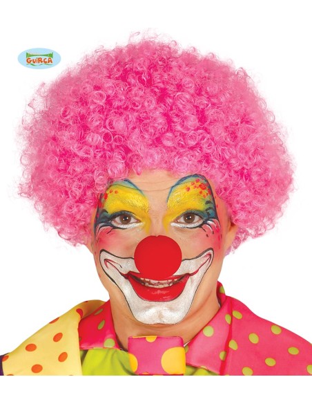 PARRUCCA RICCIA ROSA - L'Officina delle feste