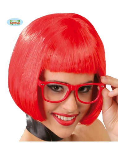 PARRUCCA ROSSA CASCHETTO ROSSO - L'Officina delle feste