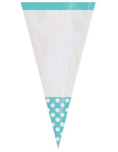 PARTY BAG CONO TIFFANY POIS 9X24,7 CM pz.10 - L'Officina delle