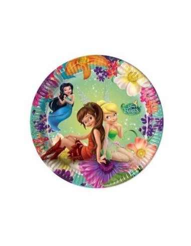 PIATTI 20cm TRILLY E LE FAIRIES 10PZ - L'Officina delle feste