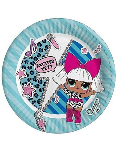 PIATTI CM. 18 LOL SURPRISE PZ.8 - L'Officina delle feste