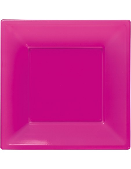 PIATTI MODUS VIVENDI FUXIA 6PZ QUAD.18CM - L'Officina delle
