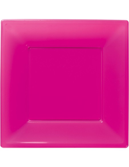 PIATTI MODUS VIVENDI FUXIA 6PZ QUAD.23CM - L'Officina delle