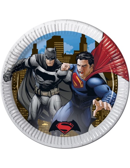 PIATTO CARTA 8PZ BATMAN VS SUPERMAN - L'Officina delle feste