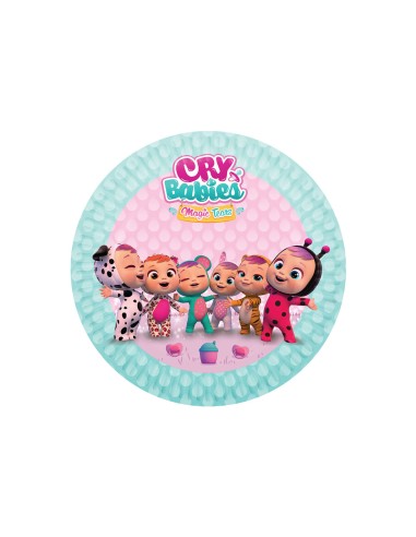PIATTO CARTA CRY BABIES CM.18 8PZ - L'Officina delle feste