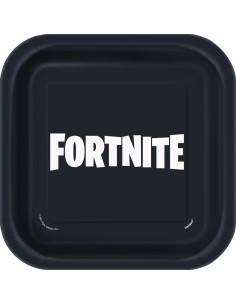 PIATTO CARTA FORTNITE 18CM 8PZ PLASTIC FREE UFFICIALE - 2