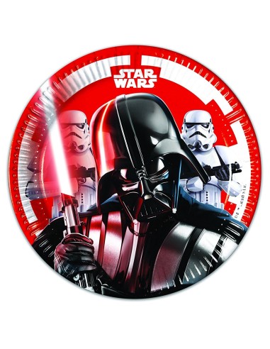 PIATTO CM. 20 PZ. 8 STAR WAR BATTAGLIA FINALE - L'Officina