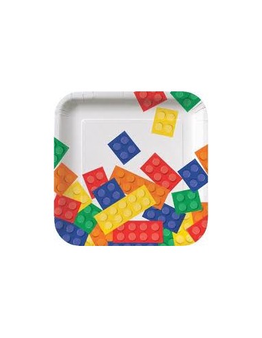 PIATTO CM.18 BLOCK PARTY PZ.8 - L'Officina delle feste