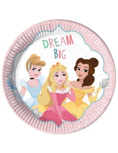 PIATTO CM.23 PZ. 8 PRINCIPESSE DARE TO DREAMS - L'Officina