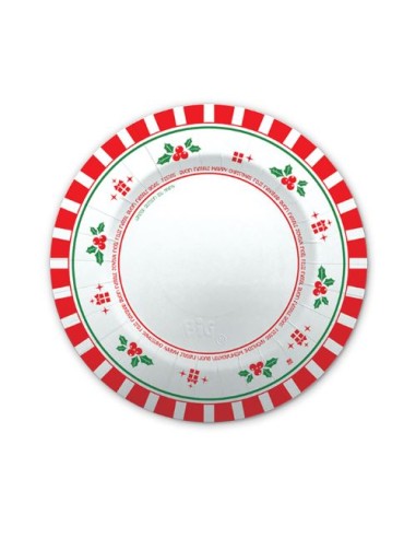 PIATTO PZ.8 CM.20 NATALE 2017 - L'Officina delle feste