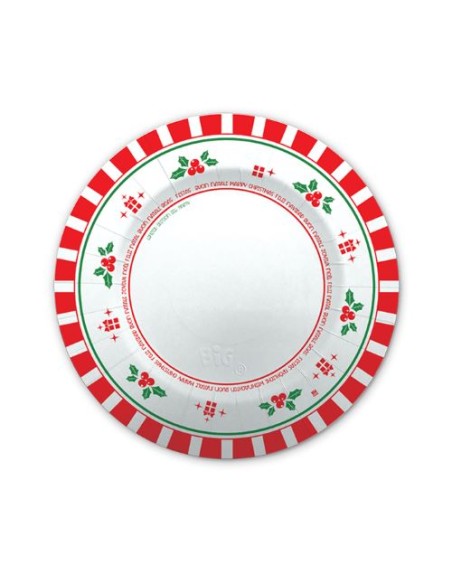 PIATTO PZ.8 CM.20 NATALE 2017 - L'Officina delle feste
