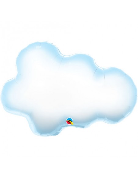 S/SHAPE MYLAR 30" PUFFY CLOUD