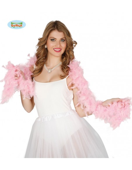 BOA PLUMA ROSA 1