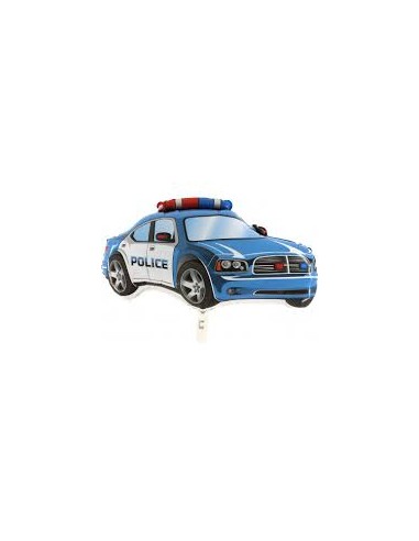 S/SHAPE POLICE CAR BLU CM90/36" - L'Officina delle feste