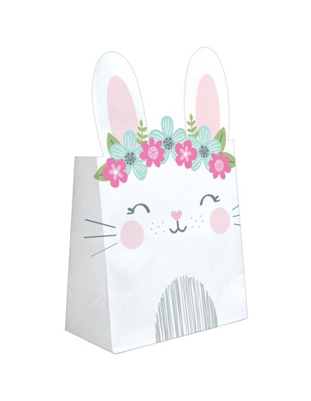 SACCHETTI CARTA CONIGLIETTO BUNNY 8PZ CM 20,3X11,4 - L'Officina