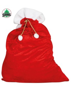 SACCO BABBO NATALE NATALIZIO SIMIL VELLUTO 60x95CM - L'Officina 2