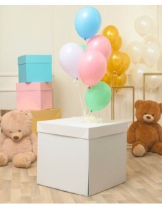 SCATOLA BOX SURPRICE CM. 50X50X65 BIANCA - L'Officina delle 2