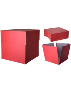 SCATOLA BOX SURPRICE CM. 50X50X65 ROSSA - L'Officina delle feste 2