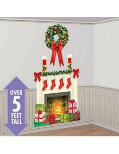 SCENE SETTER CAMINETTO NATALIZIO 165X85 - L'Officina delle feste 2