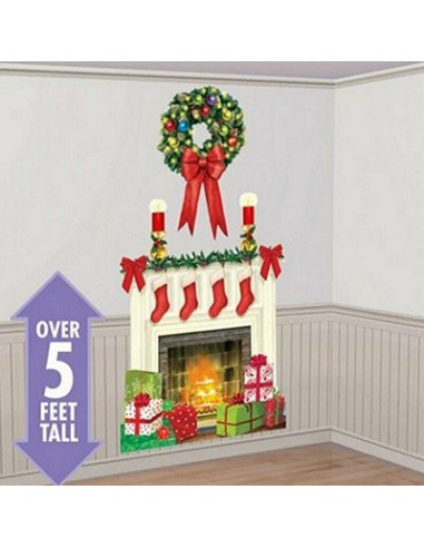 SCENE SETTER CAMINETTO NATALIZIO 165X85 - L'Officina delle feste