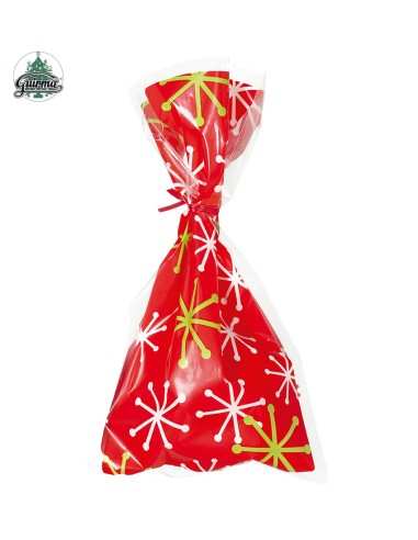 SET 15 SACCHETTI DI NATALE IN PVC 15X23CM - L'Officina delle