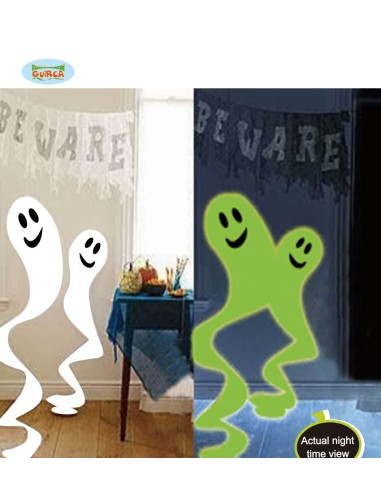 SET 3 PENDAGLI FANTASMA FLUORESC. - L'Officina delle feste