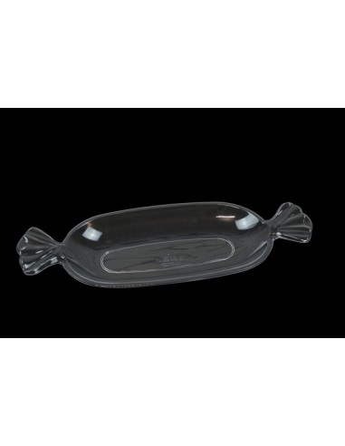SET 3 VASSOI CARAMELLA PLASTICA 38X15CM - L'Officina delle feste