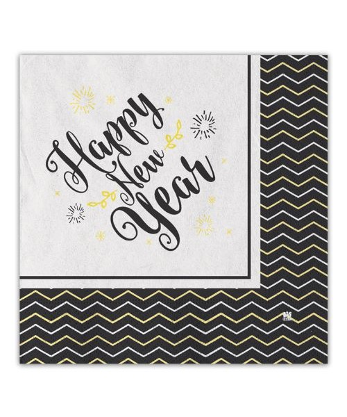 20 TAVAG.LI HAPPY NEW YEAR 33X33CM 2