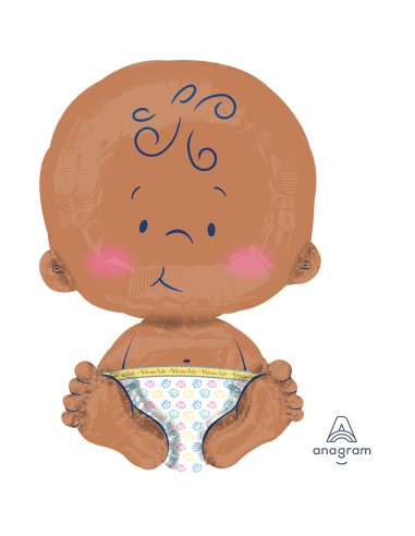 SUPER SHAPE BIMBO DI COLORE 40X60CM - L'Officina delle feste