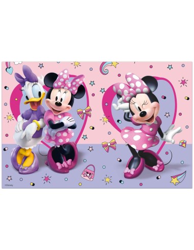 TOVAGLIA PLASTICA 120x180CM MINNIE JUNIOR 1PZ - L'Officina