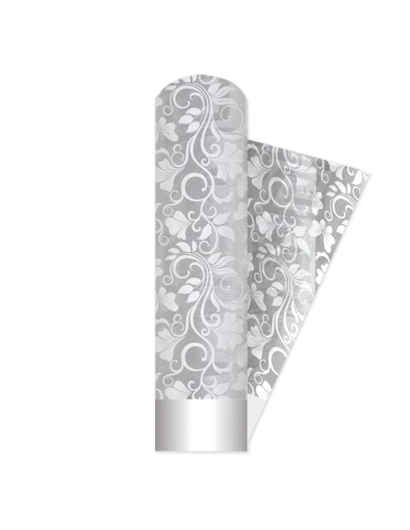 TOVAGLIA DAMASCATA MT.120X5 CELEBRETY ARG. - L'Officina delle