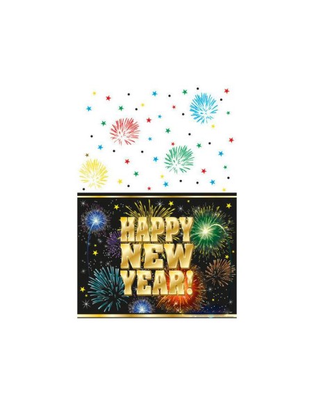 TOVAGLIA FIREWORKS NEW YEAR 137X213CM - L'Officina delle feste