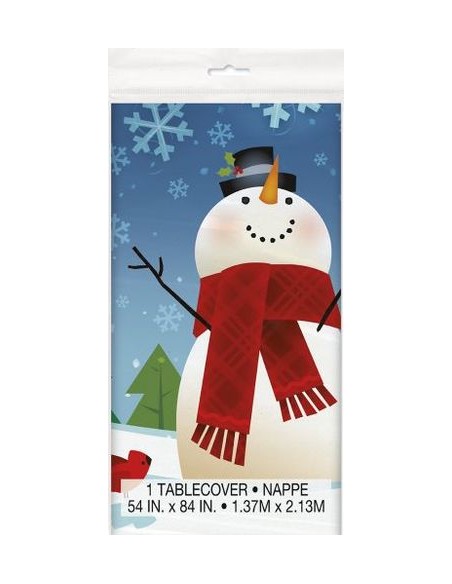 TOVAGLIA JOYFUL SNOWMAN PZ. 12 1,37X2,13CM - L'Officina delle