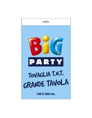 TOVAGLIA PIEGATA TNT CELESTE CM. 160x260 - L'Officina delle