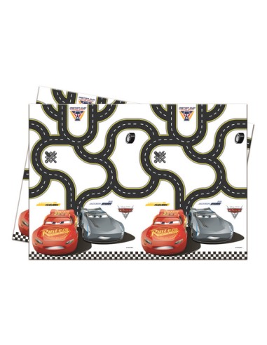 Tovaglia plastica 120x180 *Cars 3* - L'Officina delle feste