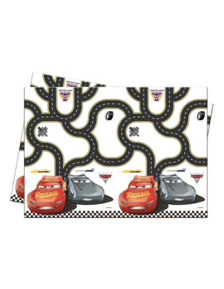 Tovaglia plastica 120x180 *Cars 3* - L'Officina delle feste