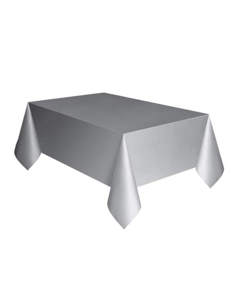 TOVAGLIA PLASTICA 137X274 ARGENTO SILVER - L'Officina delle TOVAGLIA PLASTICA 137X274 ARGENTO SILVER - L'Officina delle