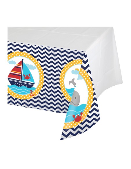 TOVAGLIA PLASTICA AHOY MATEY 137x274cm - L'Officina delle feste