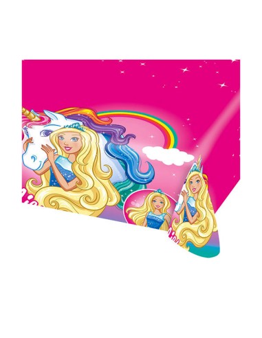 TOVAGLIA PLASTICA BARBIE DREAMTOPIA 180X120CM - L'Officina