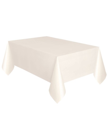 TOVAGLIA PLASTICA CREMA 137X274CM - L'Officina delle feste