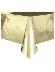 TOVAGLIA PLASTICA ORO LUCIDA 1,37X2,74 - L'Officina delle feste 2