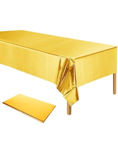 TOVAGLIA PLASTICA ORO LUCIDA 1,37X2,74 - L'Officina delle feste 2