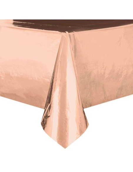 TOVAGLIA PLASTICA LUCIDA ROSA GOLD 1,37X2,74 - L'Officina delle