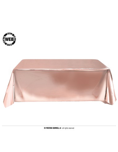 TOVAGLIA PLASTICA LUCIDA ROSA GOLD 1,37X2,74 MT - L'Officina