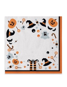 TOVAGLIOLI 33X33 HALLOWEEN 20PZ - L'Officina delle feste 2